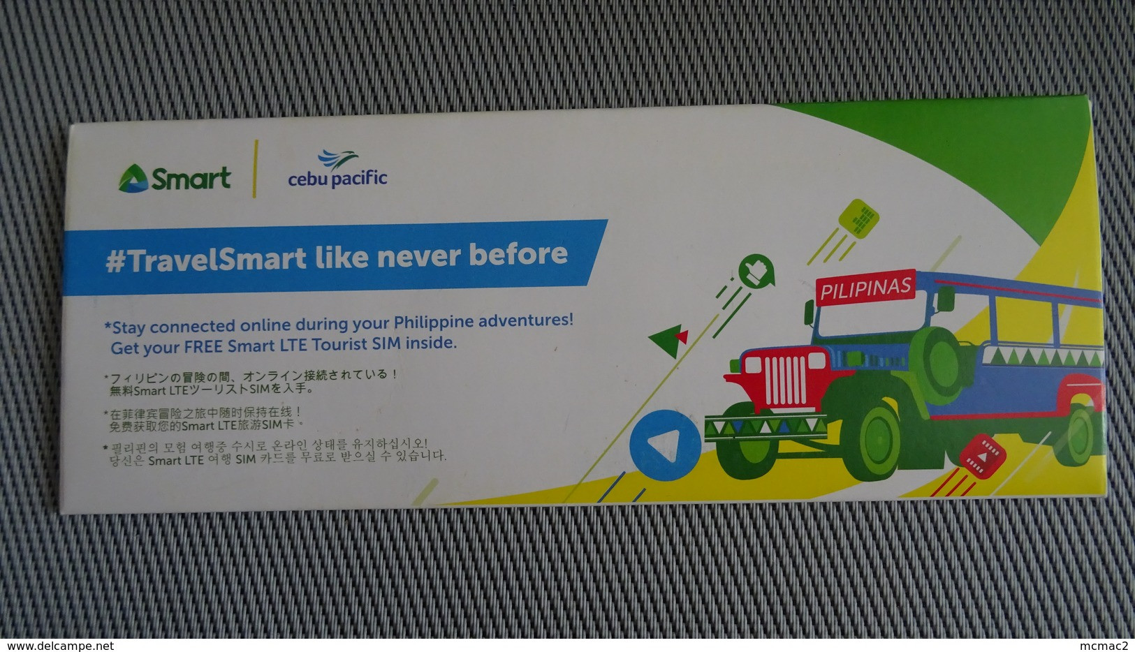 Phillipines - Cebu Pacific Smart Card With Cover - Philippinen