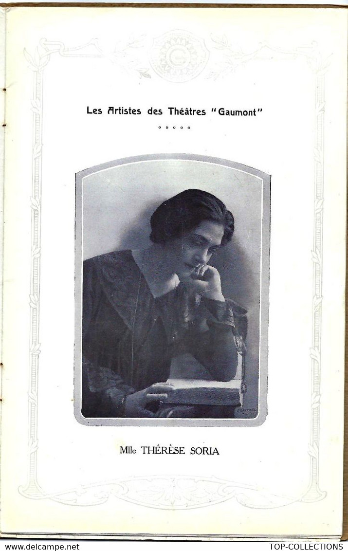 1913 1914 GAUMONT PALACE LE PLUS GRAND CINEMA DE MONDE LA VOIX DE LA PATRIE GD FILM PATRIOTIQUE