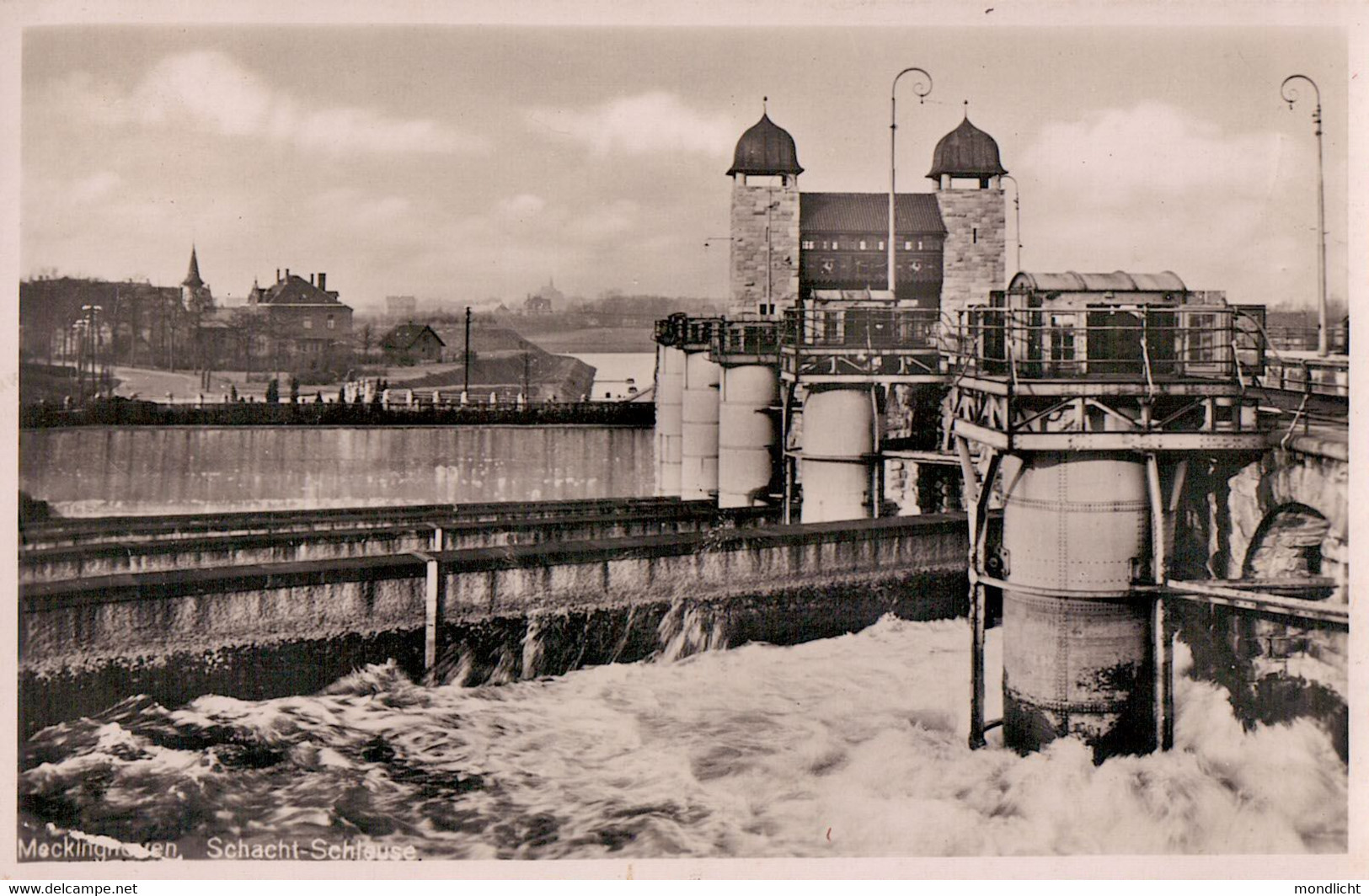 Meckinghoven, Schacht-Schleuse. (1941). (Datteln). - Datteln