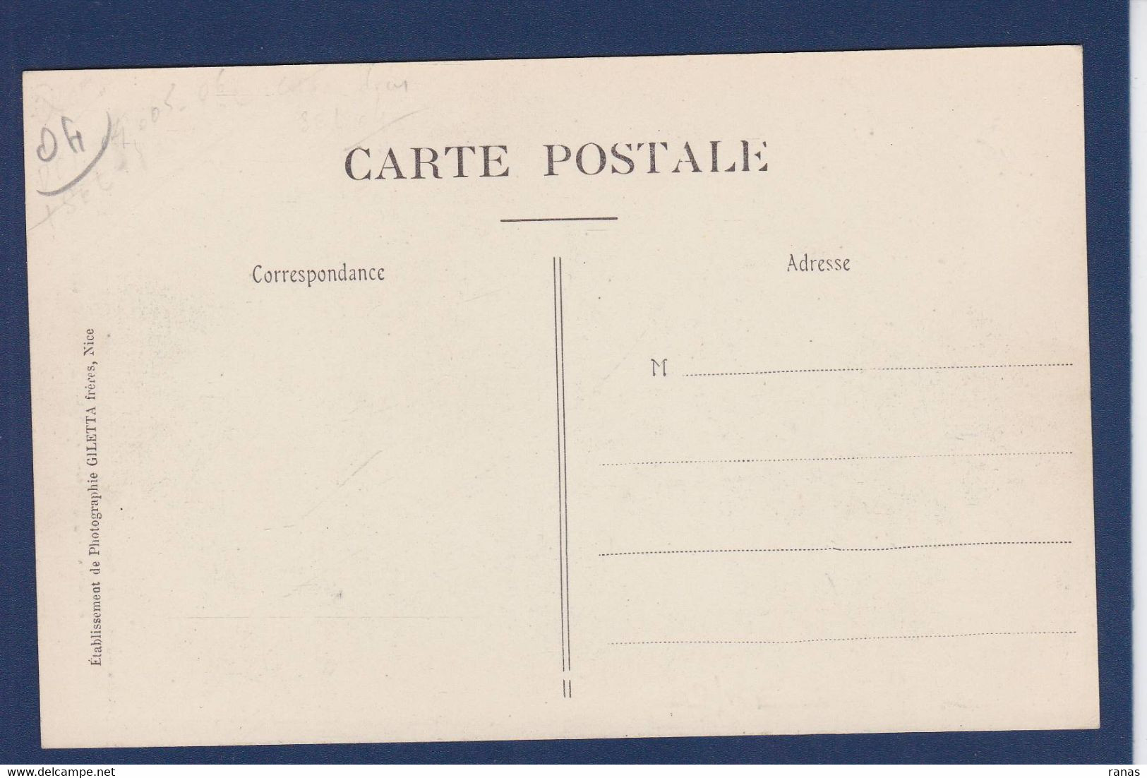 CPA [04] Alpes De Haute Provence Métier Voir Dos - Altri & Non Classificati