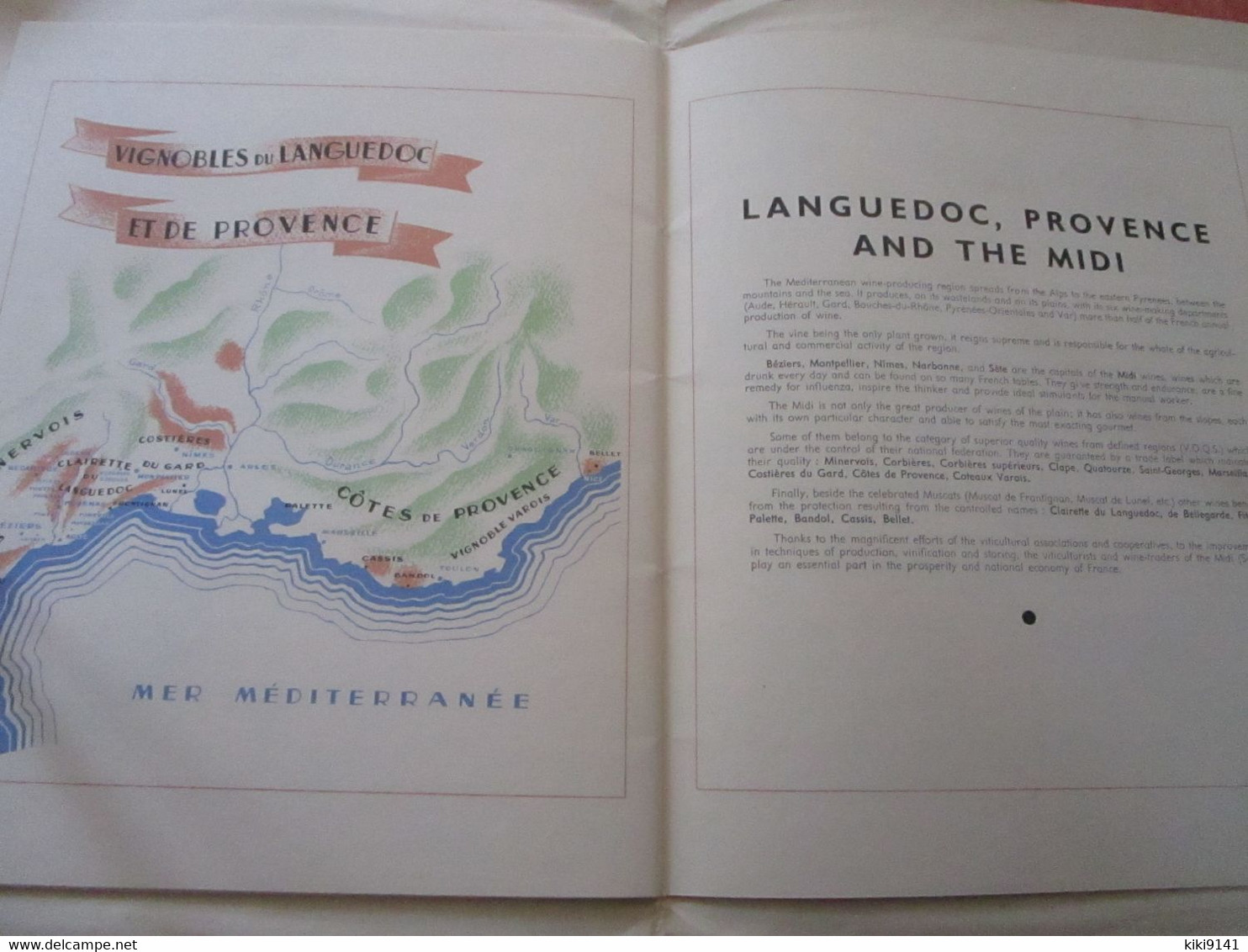 INTRODUCING FRENCH WINES - Le Comité National de Propagande en Faveur du Vin (28 pages)