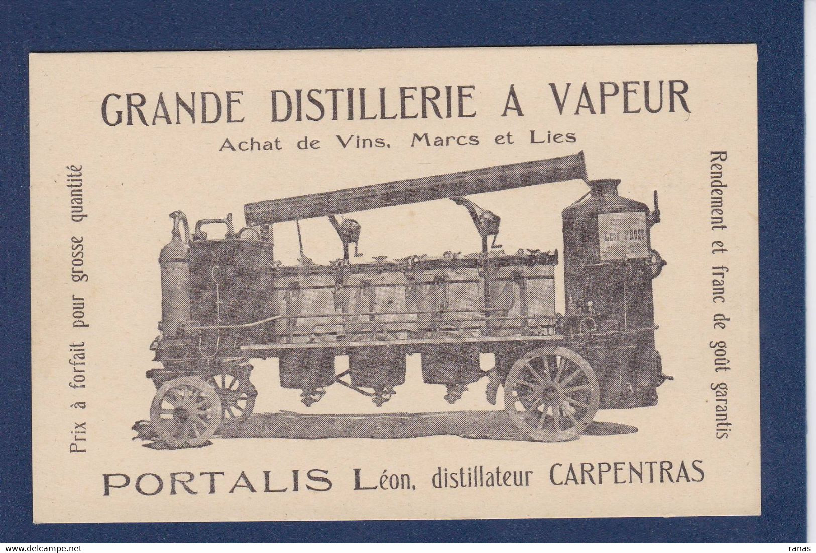 CPA [84] Vaucluse > Carpentras Métier Distillateur PORTALIS - Carpentras