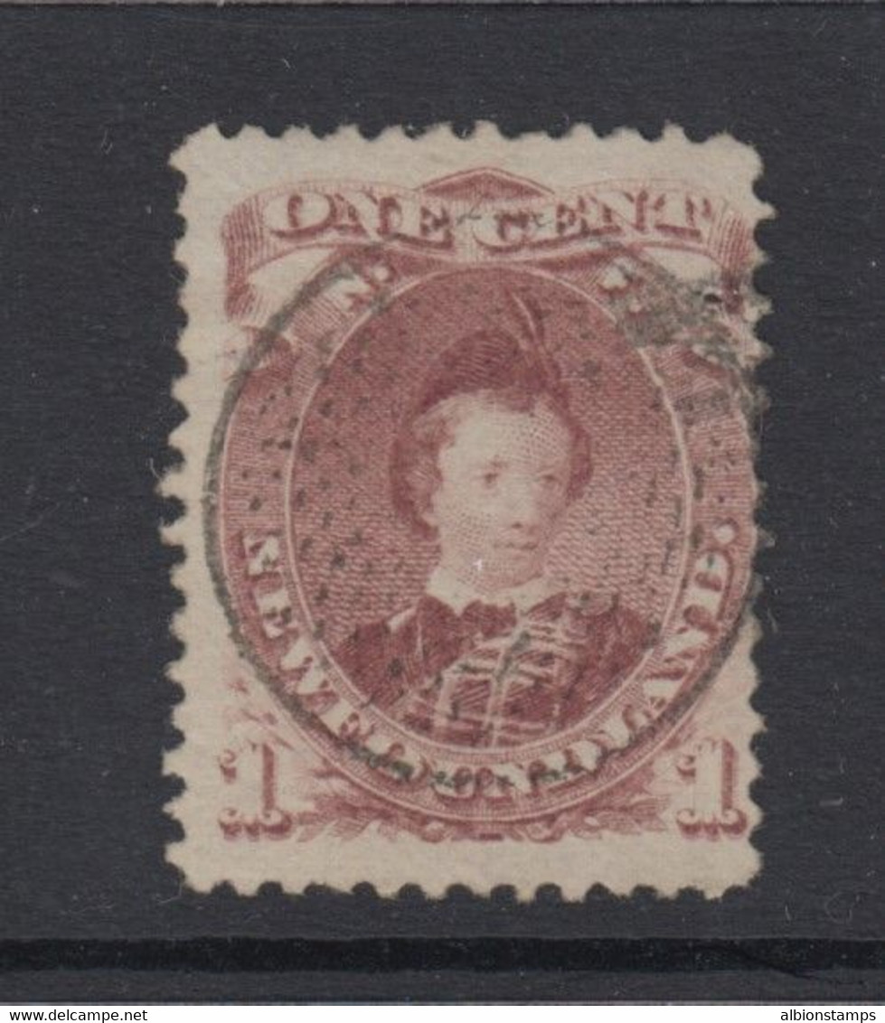 Newfoundland, Scott 32A (SG 35), Used - 1857-1861