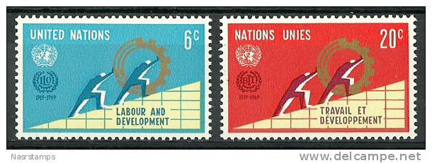 UN - 1969 - ( “Labor And Development” And The 50th Anniv. Of The ILO. ) - MNH (**) - ILO
