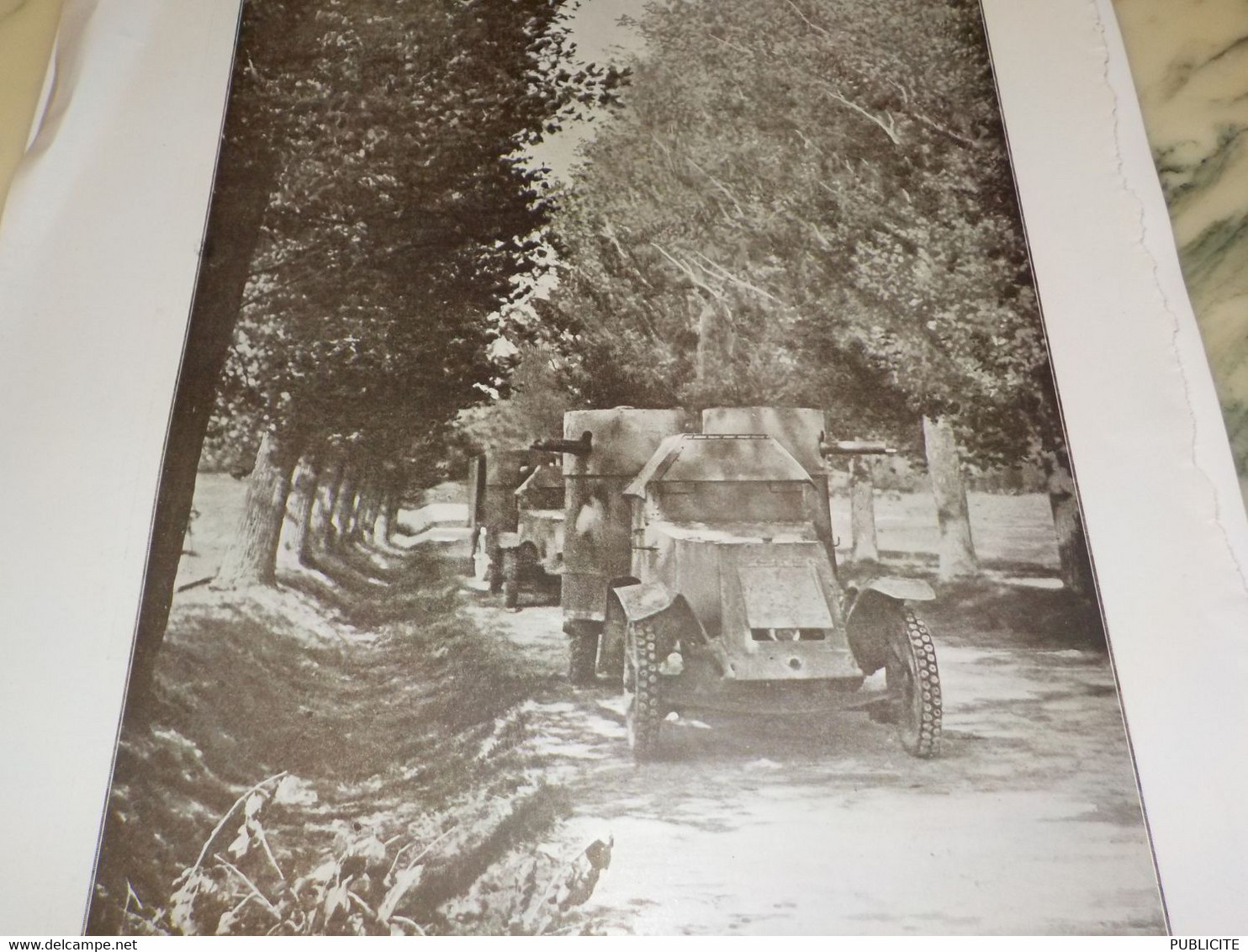 PHOTO  AUTOMITRAILLEUSE DE L ARMEE RUSSE 1915 - Véhicules