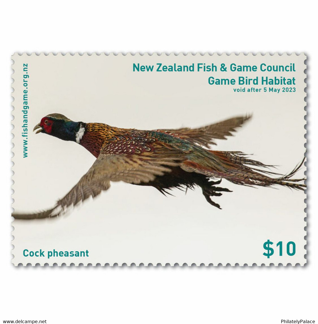 New Zealand 2022 New *** Game Bird Habitat , Fauna, Cock Pheasant Stamp MNH (**) - Ungebraucht