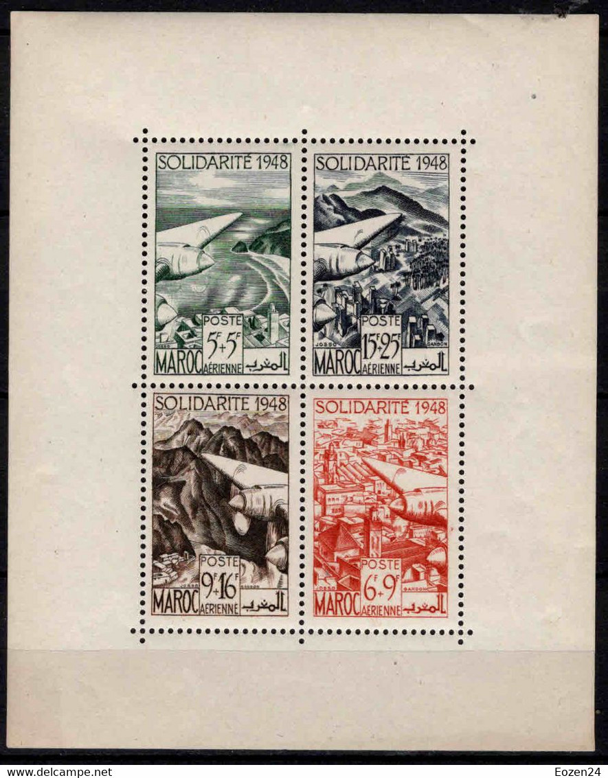 Maroc - 1949  - Solidarité - Bloc N° 2 - Neufs ** - MNH - Blocchi & Foglietti