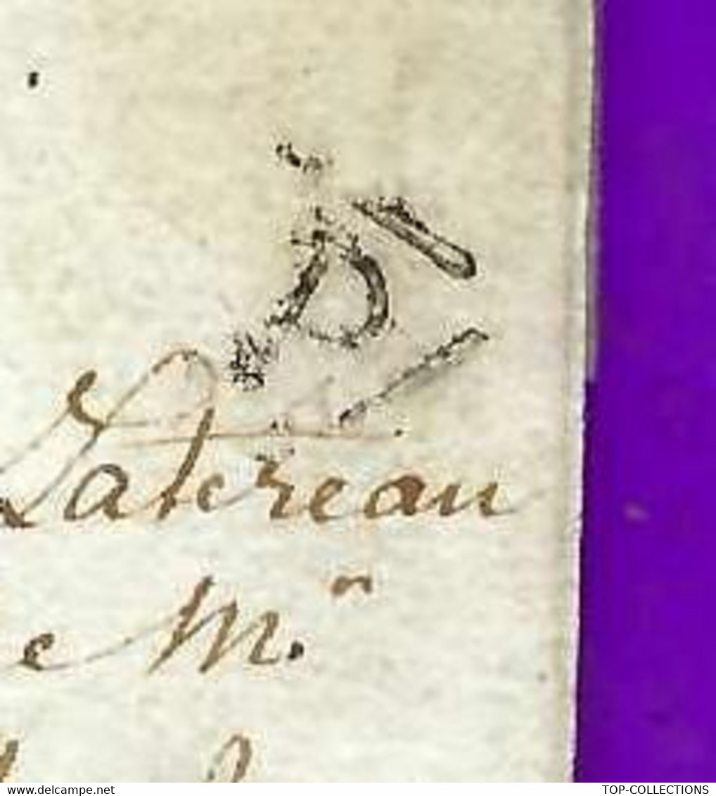 1789 De Paris  Artaud Ch. De La Guerche Pour Son Cousin Artaud De Latereau Avocat Au Parlement Lille Flandre B.E.V.SCAN - Sonstige & Ohne Zuordnung