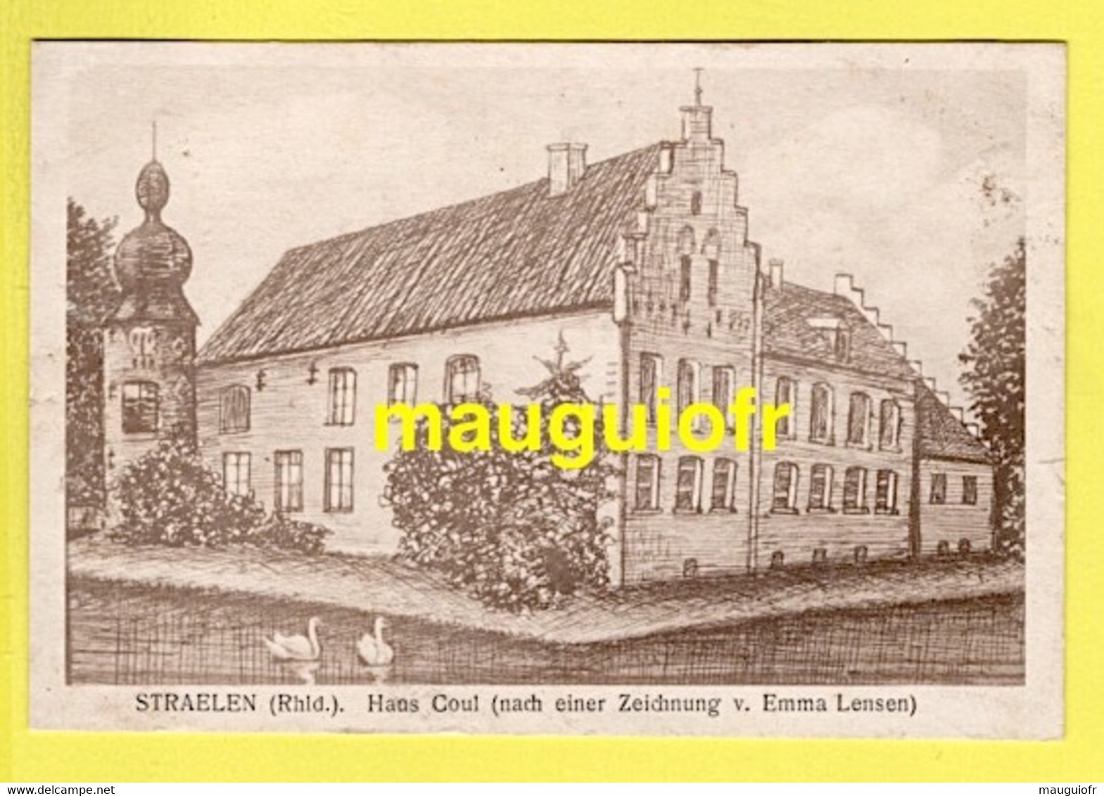 ALLEMAGNE / RHÉNANIE-DU-NORD-WESTPHALIE / STRAELEN / HAUS COUL - MAISON COUL D'APRÈS UN DESSIN D'EMMA LENSEN - Straelen