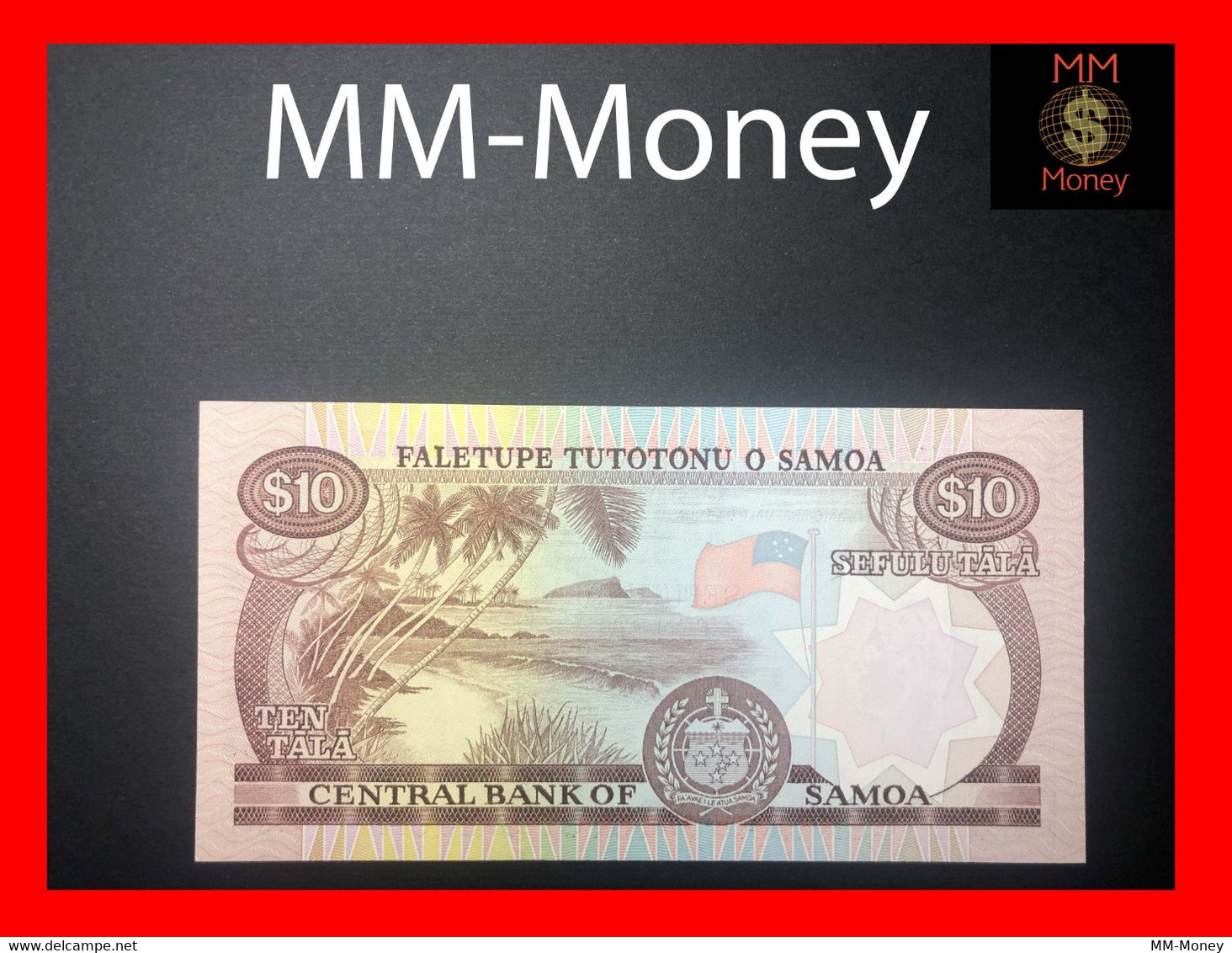 SAMOA 10 Tala  2002   P. 34   "1 Signature"   "security Thread With Imprint CBS"     UNC - Samoa