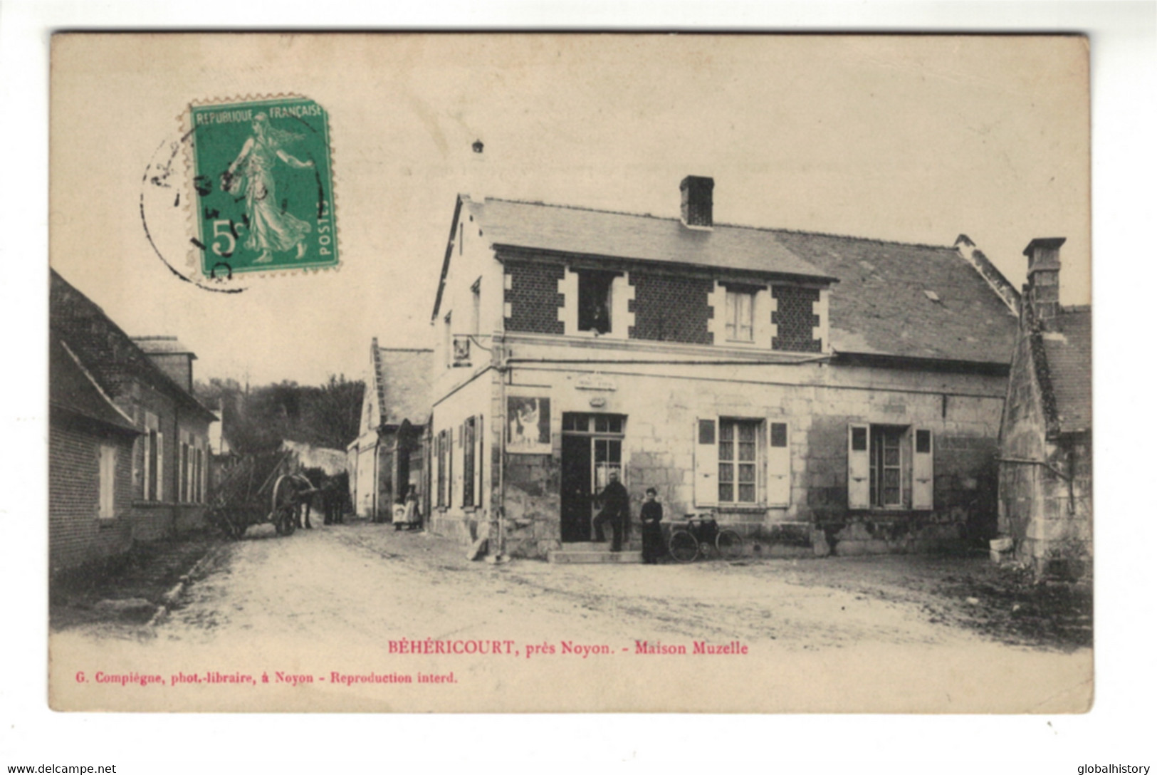 DG2654 - DEP.60 - BÉHÉRICOURT - PRÈS NOYON - MAISON MUZELLE - Other & Unclassified