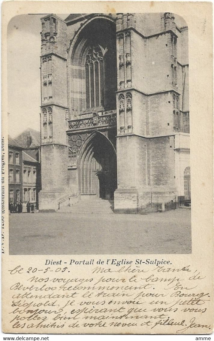 Diest   *  Portail De L'Eglise St.-Sulpice  (D.V.D.) - Diest