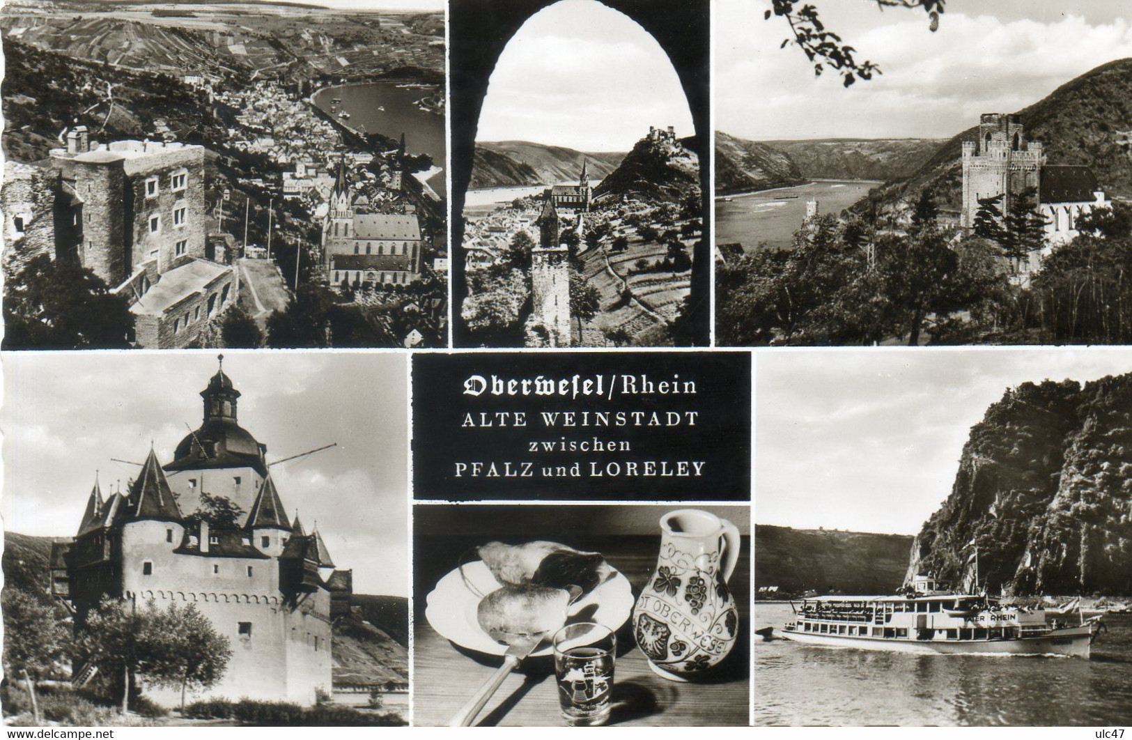 - OBERWESEL / Rhein - ALTE WEINSTADT  Zwischen  PFALZ Und LORELEY - Scan Verso - - Oberwesel