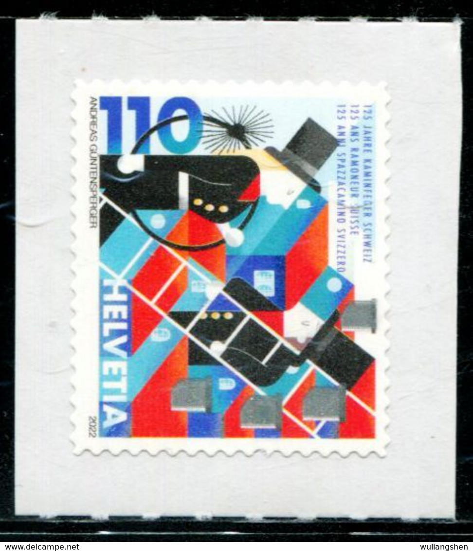 XH0437 Swiss 2022 Chimney Sweeper 1V MNH - Neufs