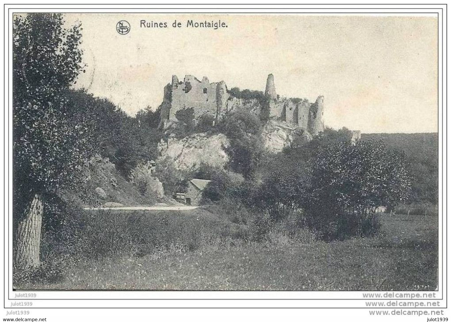 FALAEN ..-- ONHAYE ..-- Ruines De Montaigle . 1908 Vers FRASNES ( Melles BECQUENIAUX ) . Voir Verso . - Onhaye