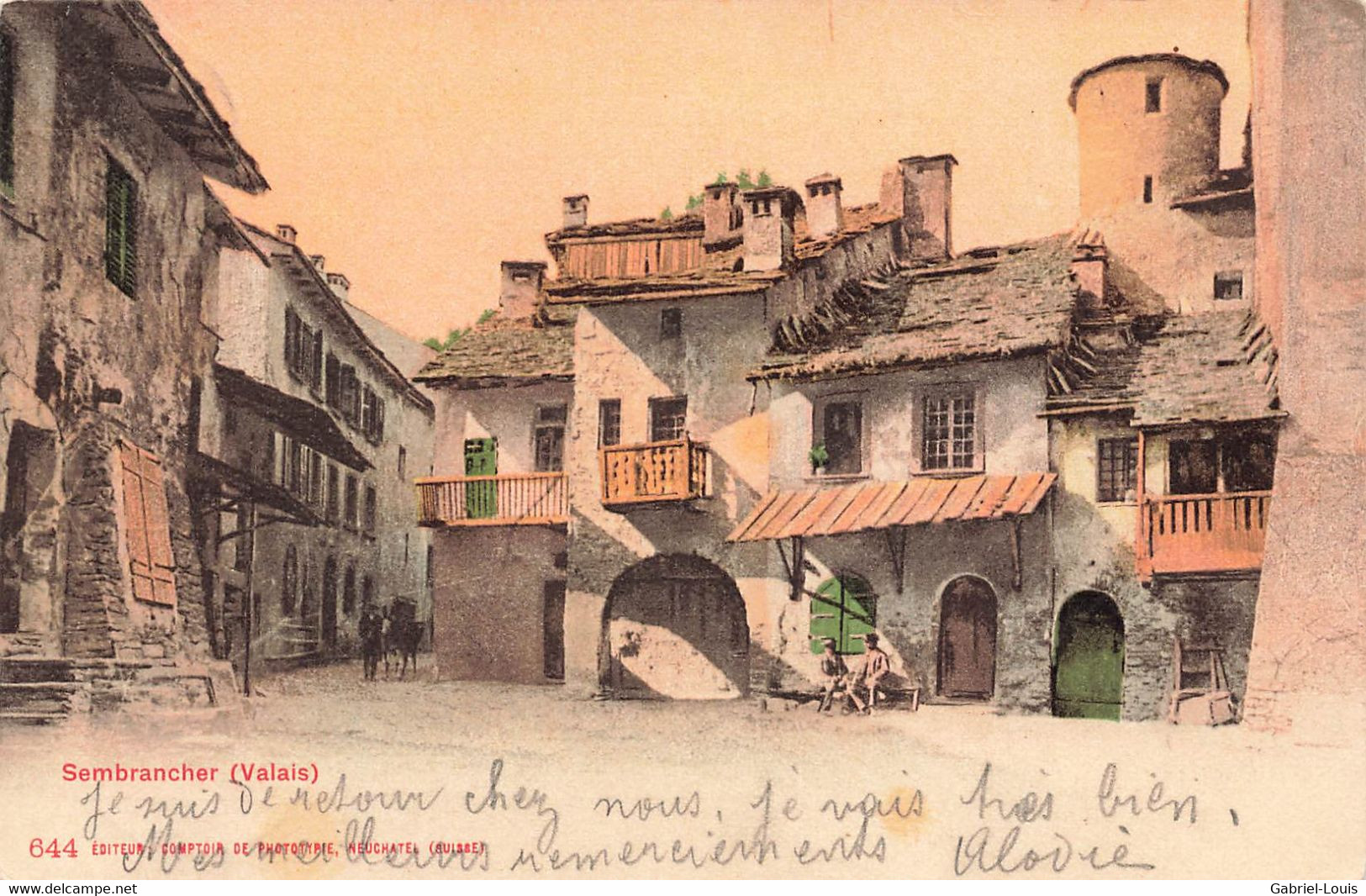 Sembrancher Place Du Village 1903 - Sembrancher