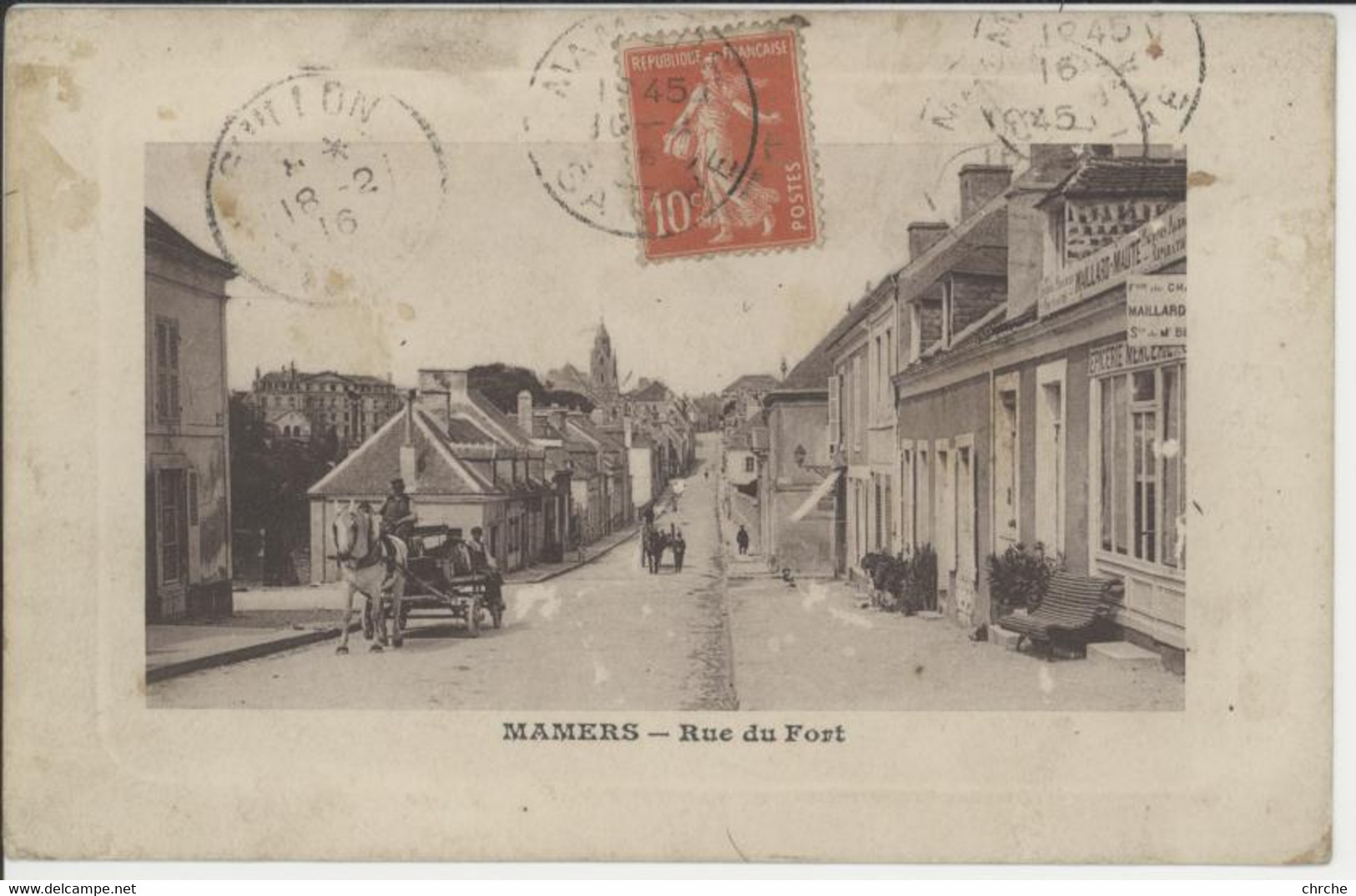 72 - MAMERS. - Rue Du Fort   ***Attelage*** - Mamers