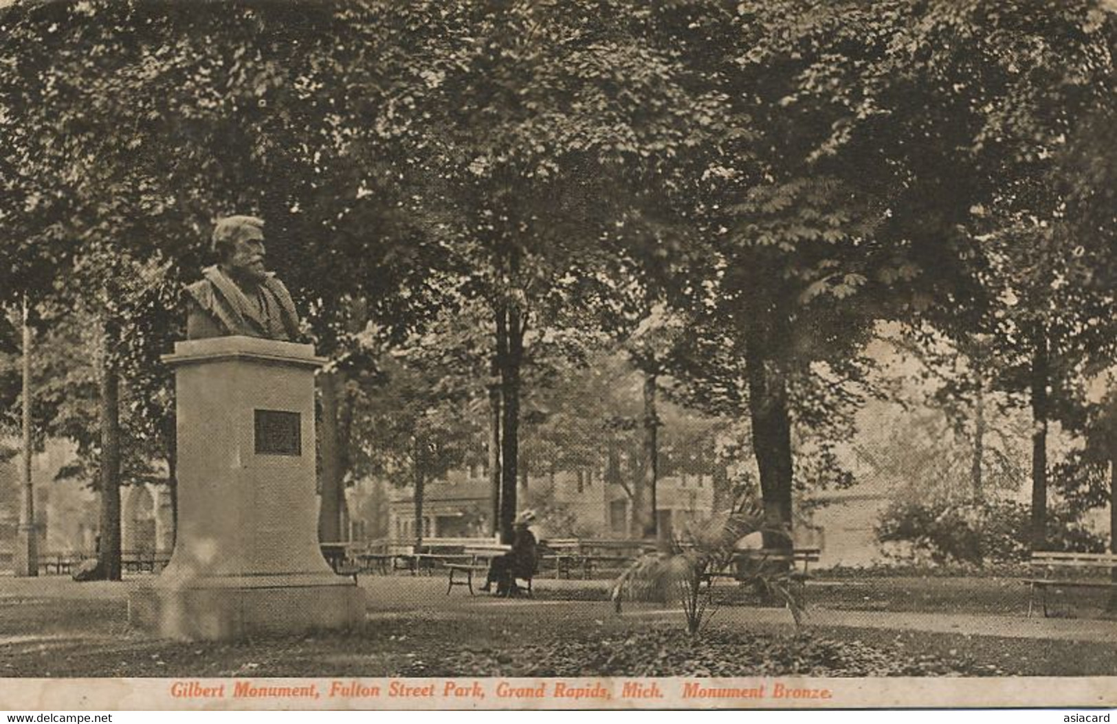 Grand Rapids Gilbert Monument Fulton Street Park  From Guénaux To Vaisset Alfortville - Grand Rapids