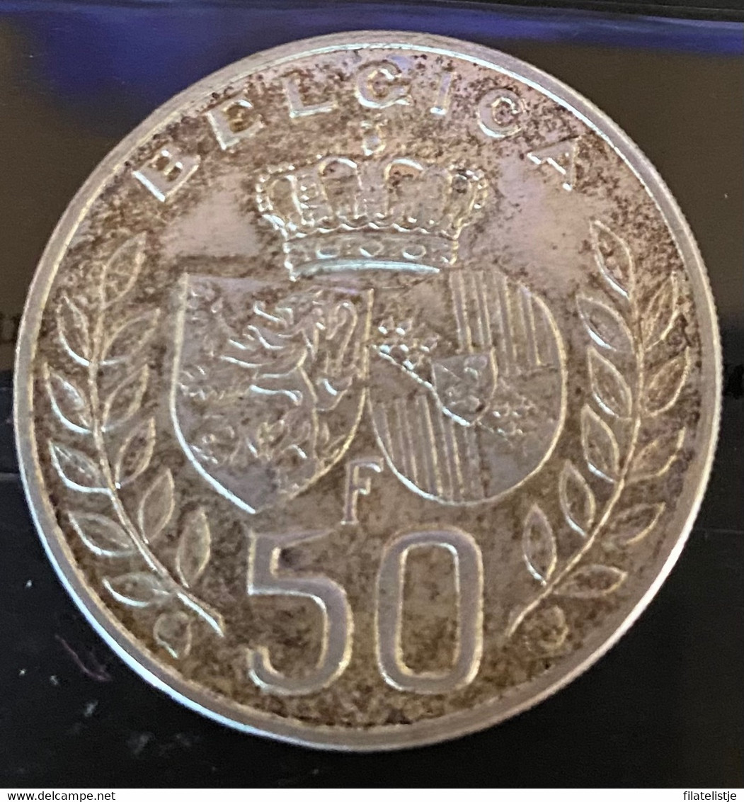 België Munt Van 50 Fr Voor Koninklijk Huwelijk 1960 - 50 Francs