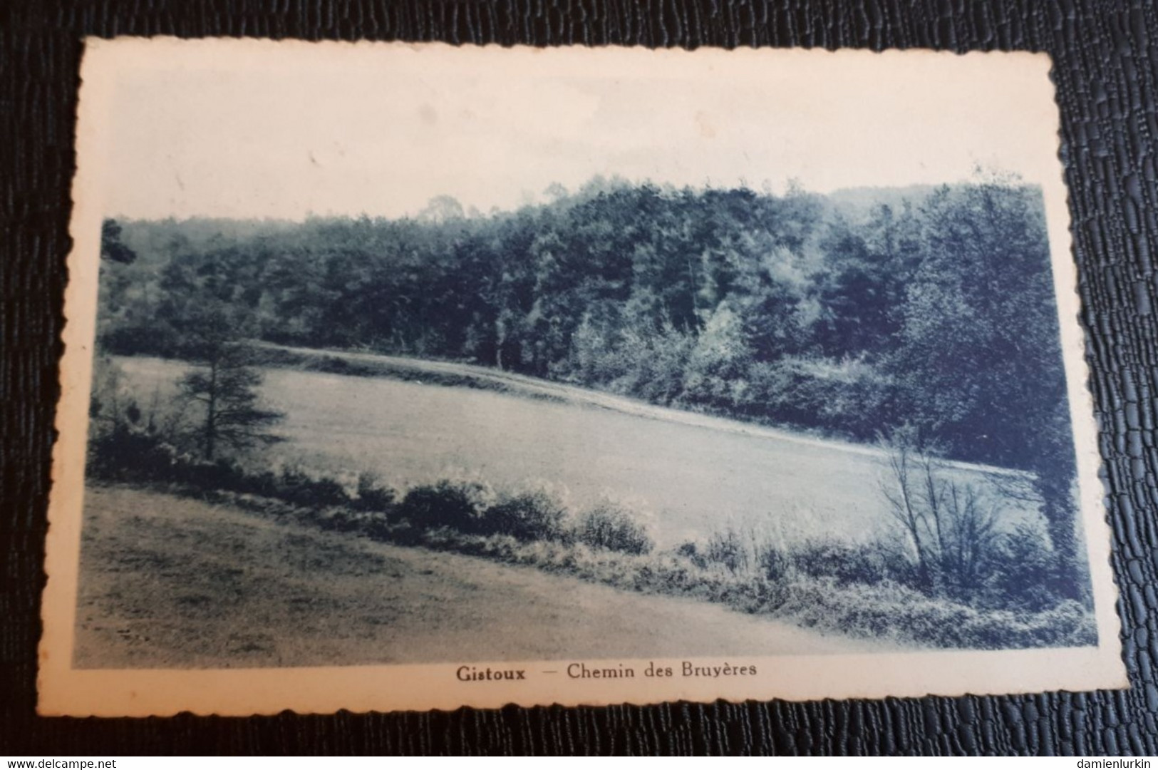 BELGIQUE GISTOUX CHEMIN DES BRUYERES CARTE POSTALE  ANCIENNE 1932 - Chaumont-Gistoux