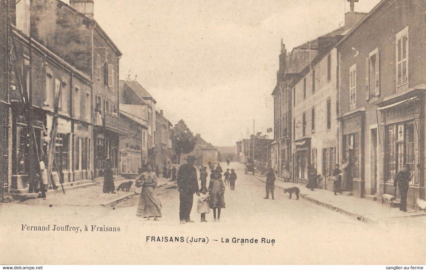 CPA 39 FRAISANS LA GRANDE RUE - Sonstige & Ohne Zuordnung