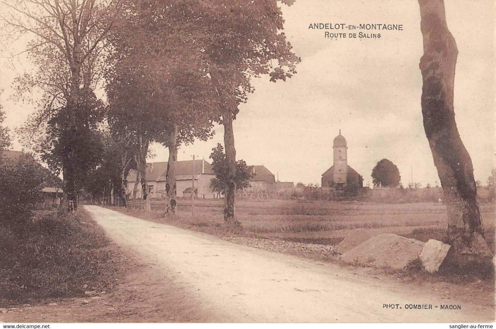 CPA 39 ANDELOT EN MONTAGNE ROUTE DE SALINS - Sonstige & Ohne Zuordnung