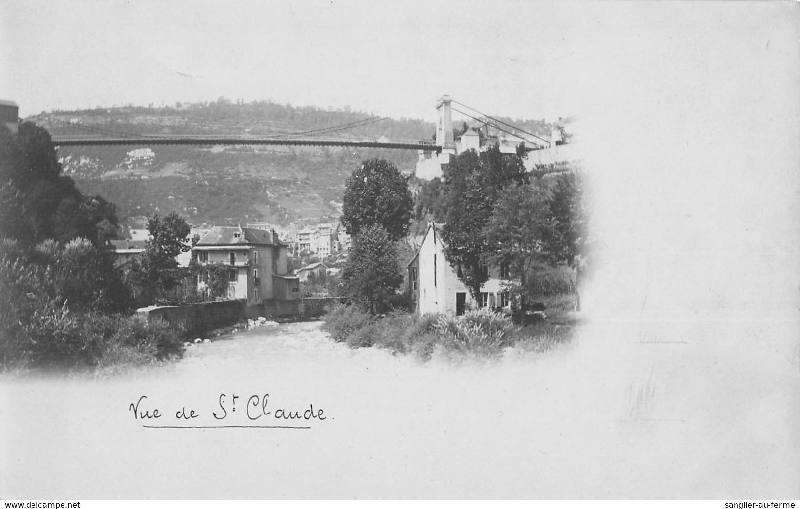 CPA 39 CARTE PHOTO VUE DE SAINT CLAUDE - Otros & Sin Clasificación