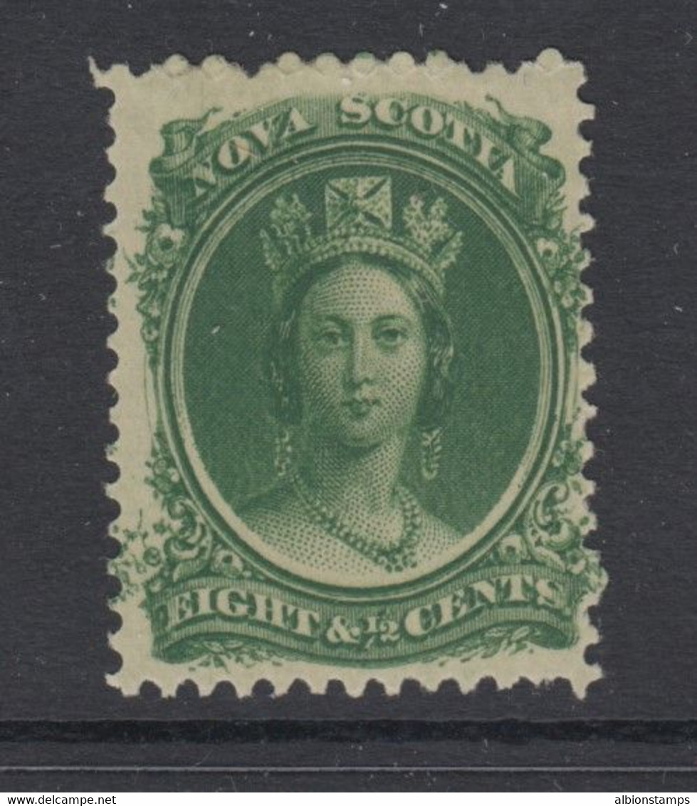 Nova Scotia, Scott 11 (SG 14), MLH - Unused Stamps