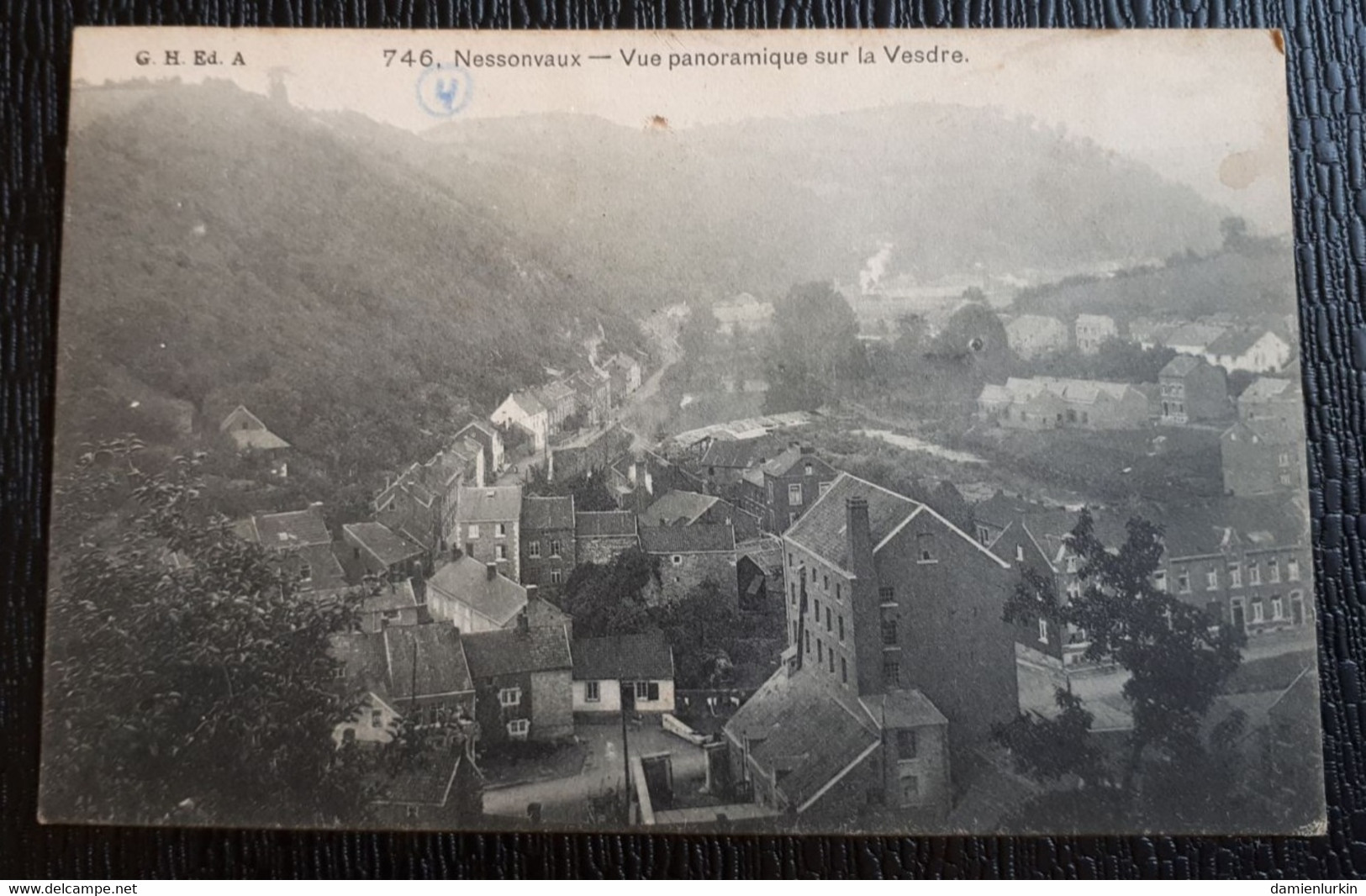 BELGIQUE NESSONVAUX CARTE POSTALE ANCIENNE VUE PANORAMIQUE SUR LA VESDRE - Trooz