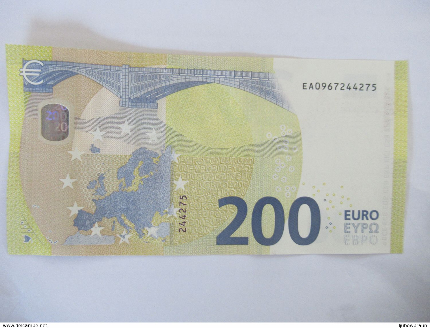 200 Euro-Schein Unc. Lagarde EA - 200 Euro