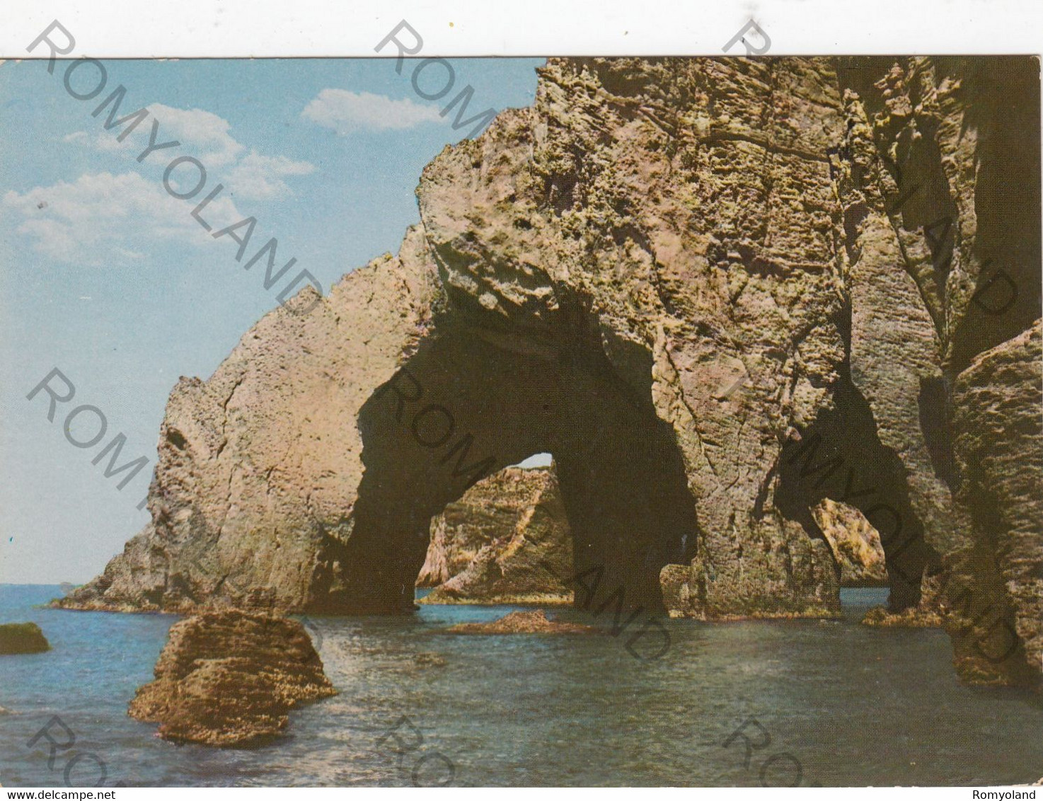 CARTOLINA  S.ANTIOCO,CARBONIA-IGLESIAS,SARDEGNA,PORTO SCIUSCIAU-GROTTA DELLE SIRENE,ESTATE,VACANZA,NON VIAGGIATA - Carbonia