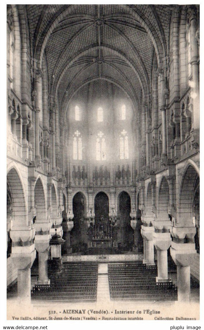 AIZENAY INTERIEUR DE L EGLISE - Aizenay