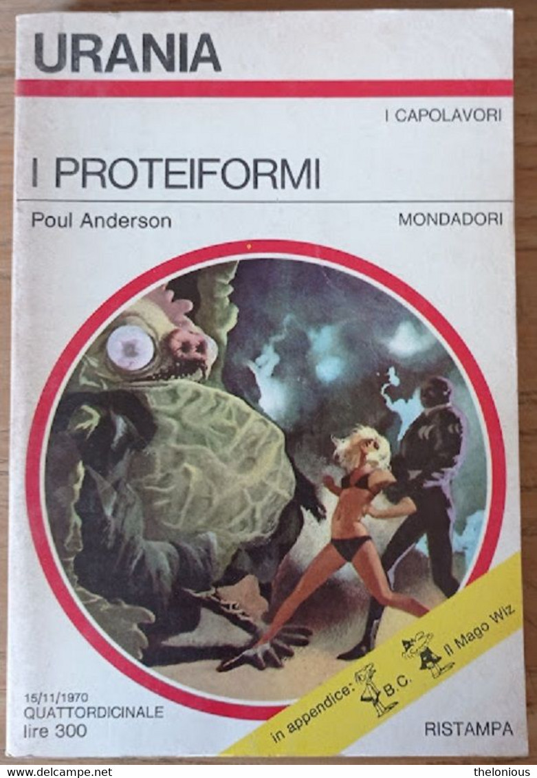 # Urania N.553 - I Proteiformi - Paul Anderson - 15-11-1970 - Gialli, Polizieschi E Thriller