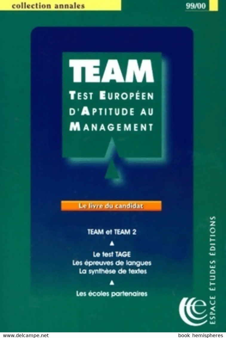 Team Test Européen D'aptitude Au Management 1999-2000 De Collectif (2000) - Autres – Amérique