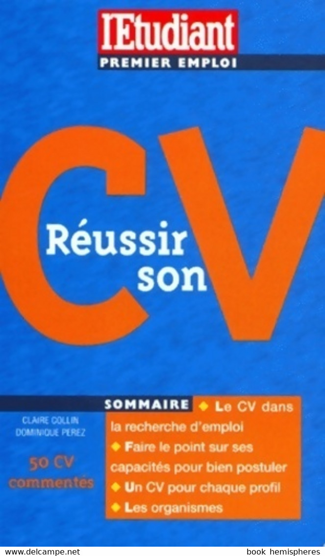 Réussir Son CV édition 1999 De Dominique Perez (1999) - Otros – América