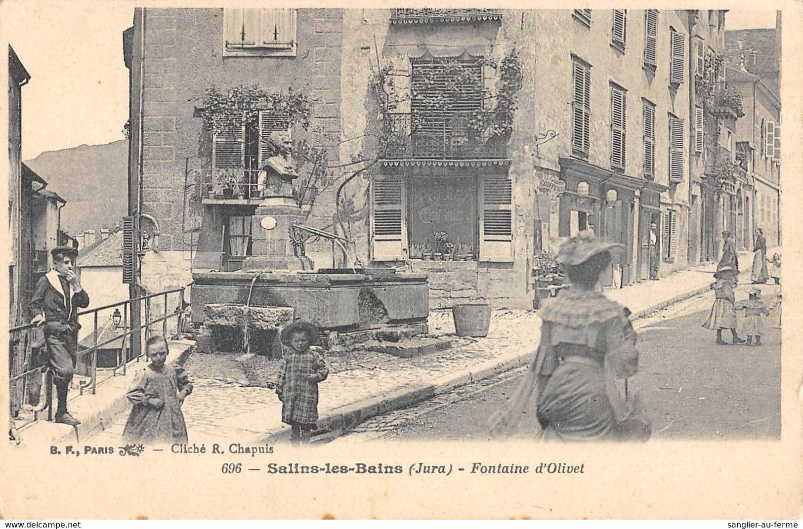 CPA 39 SALINS LES BAINS FONTAINE D'OLIVET - Autres & Non Classés