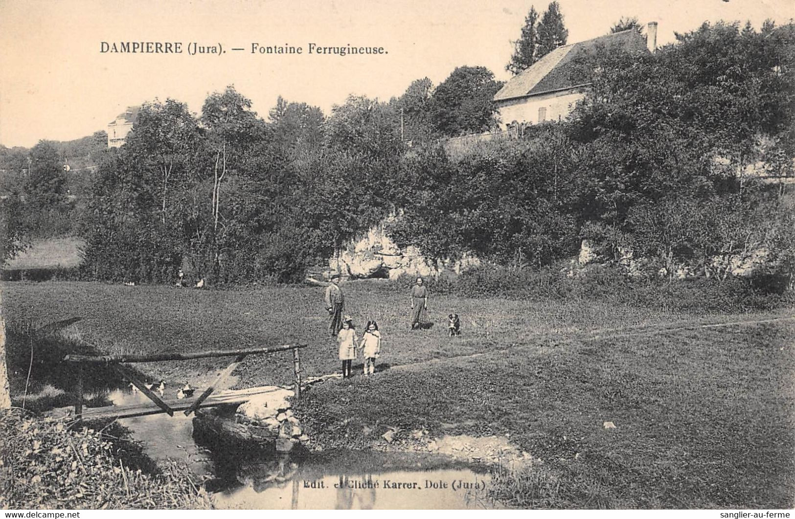 CPA 39 DAMPIERRE FONTAINE FERRUGINEUSE - Other & Unclassified