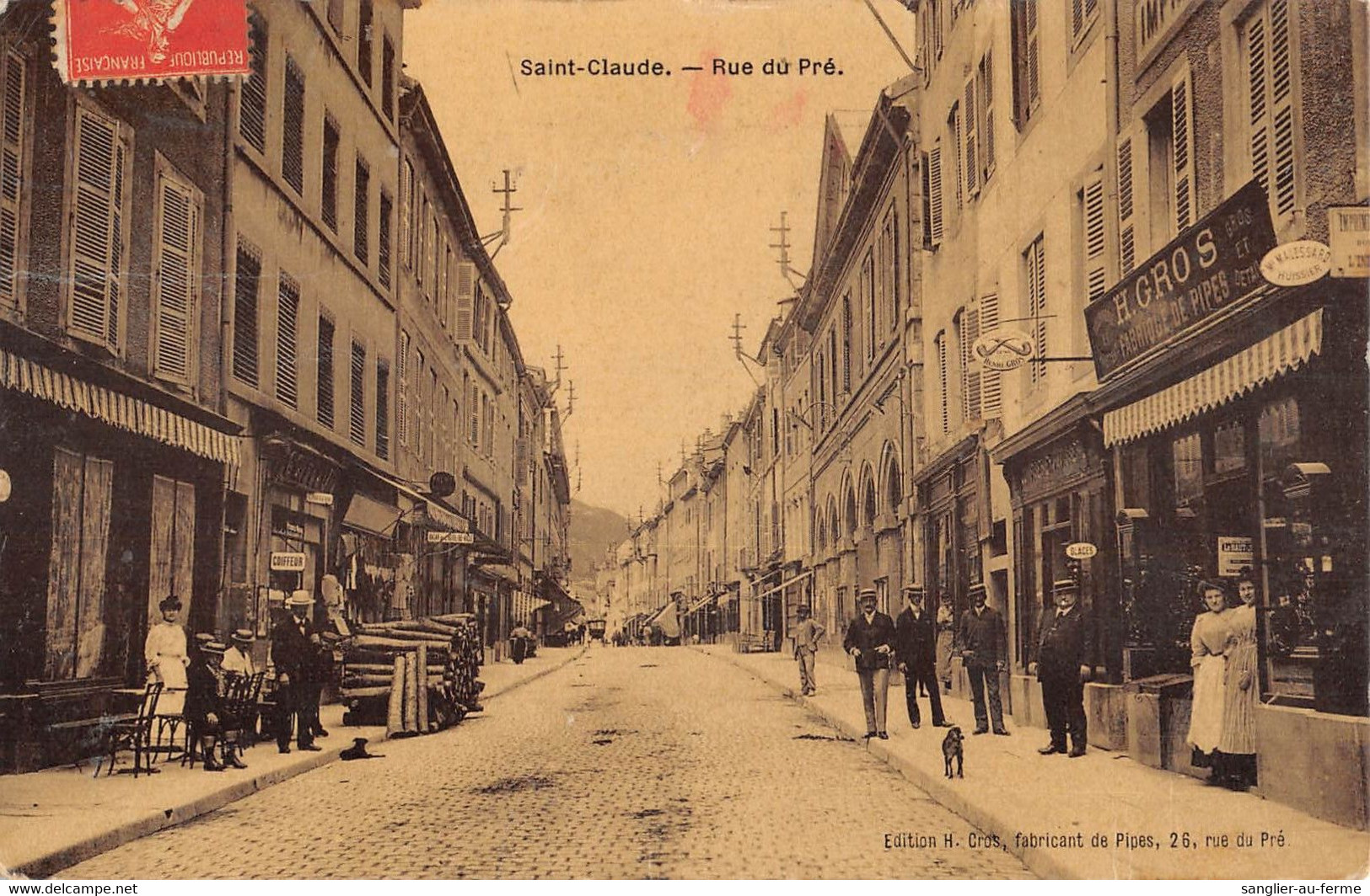 CPA 39 SAINT CLAUDE RUE DU PRE - Sonstige & Ohne Zuordnung