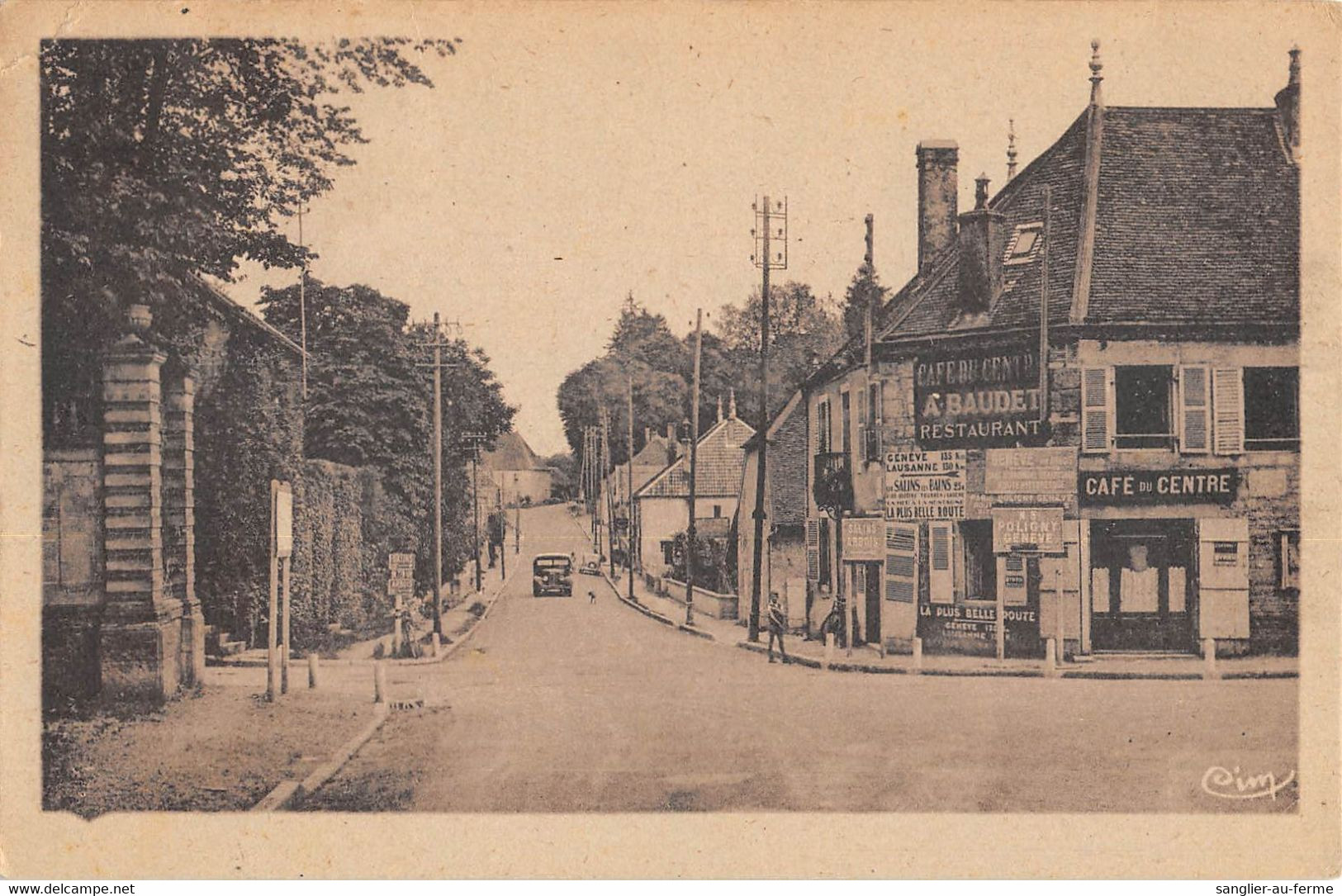 CPA 39 MONT SOUS VAUDREY CARREFOUR DE MONT SOUS VAUDREY - Sonstige & Ohne Zuordnung