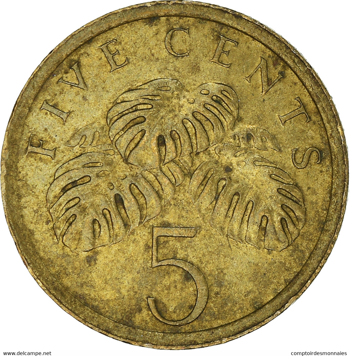 Monnaie, Singapour, 5 Cents, 1988 - Singapour