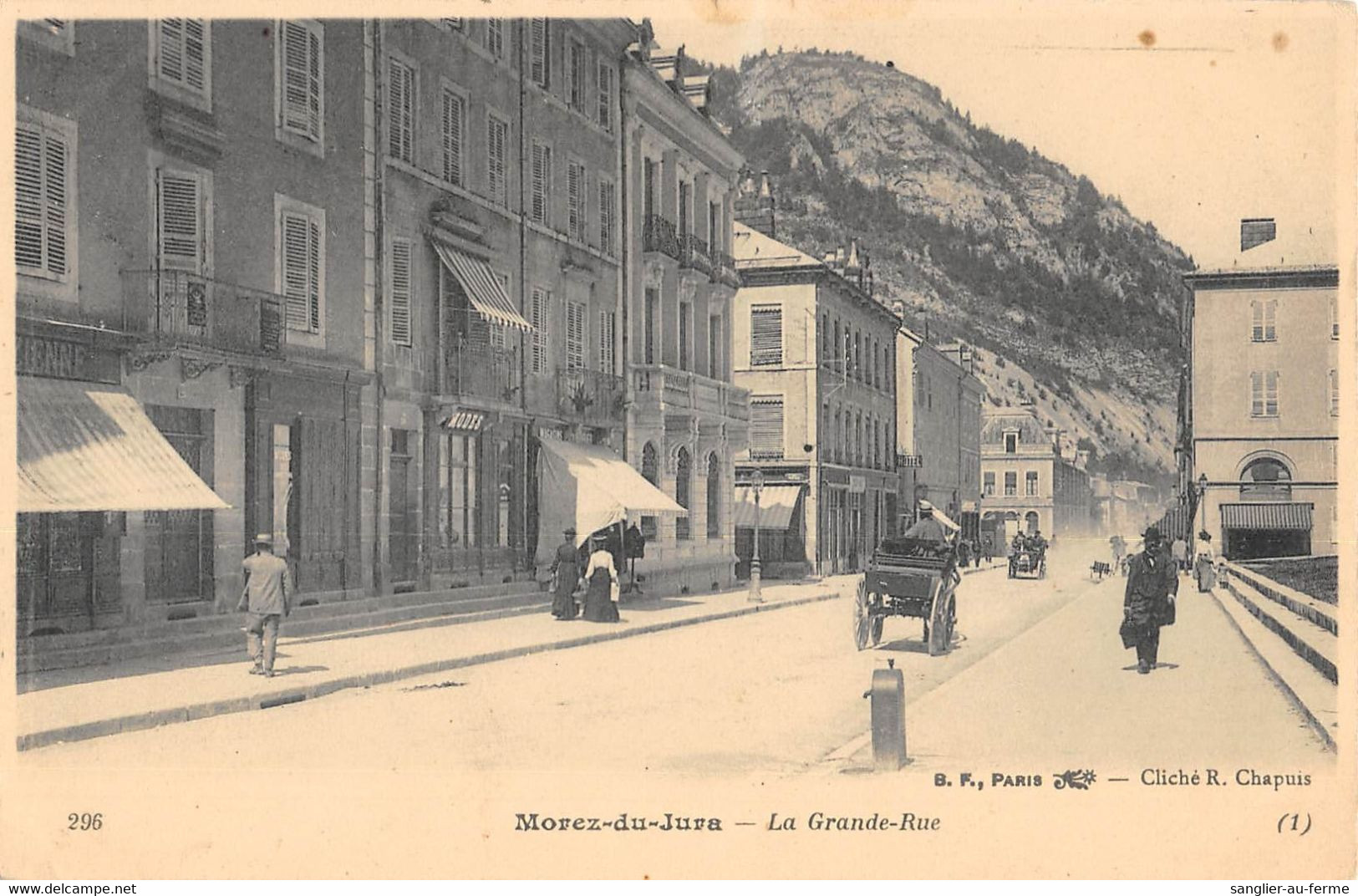 CPA 39 MOREZ LA GRANDE RUE - Other & Unclassified