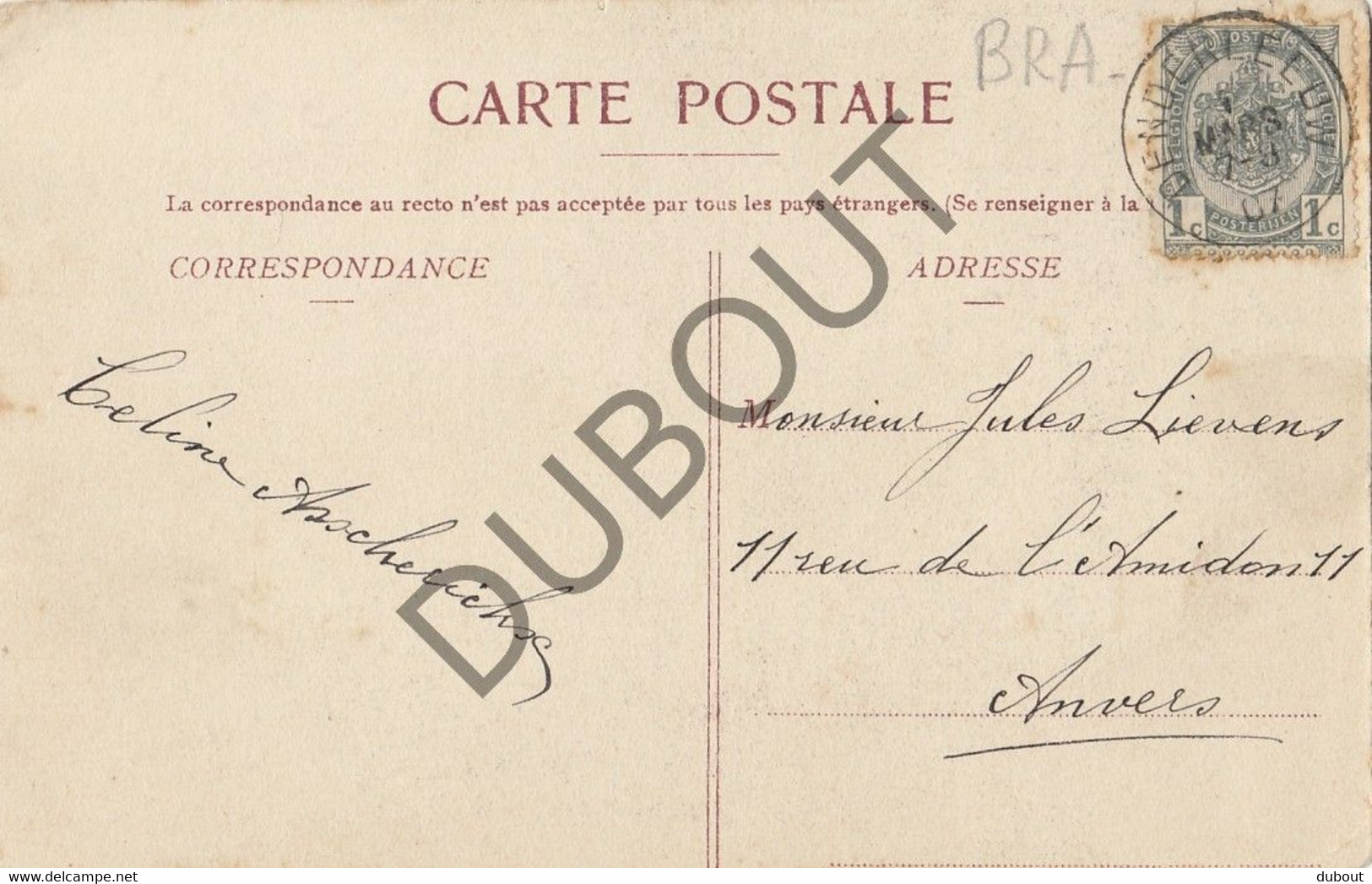 Postkaart-Carte Postale - LIEDEKERKE - L'Eglise  (C2376) - Liedekerke