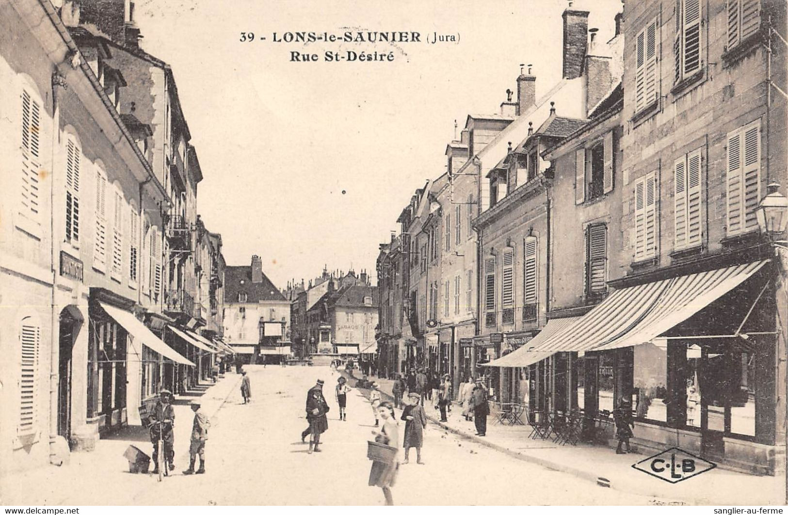 CPA 39 LONS LE SAUNIER RUE SAINT DESIRE - Sonstige & Ohne Zuordnung