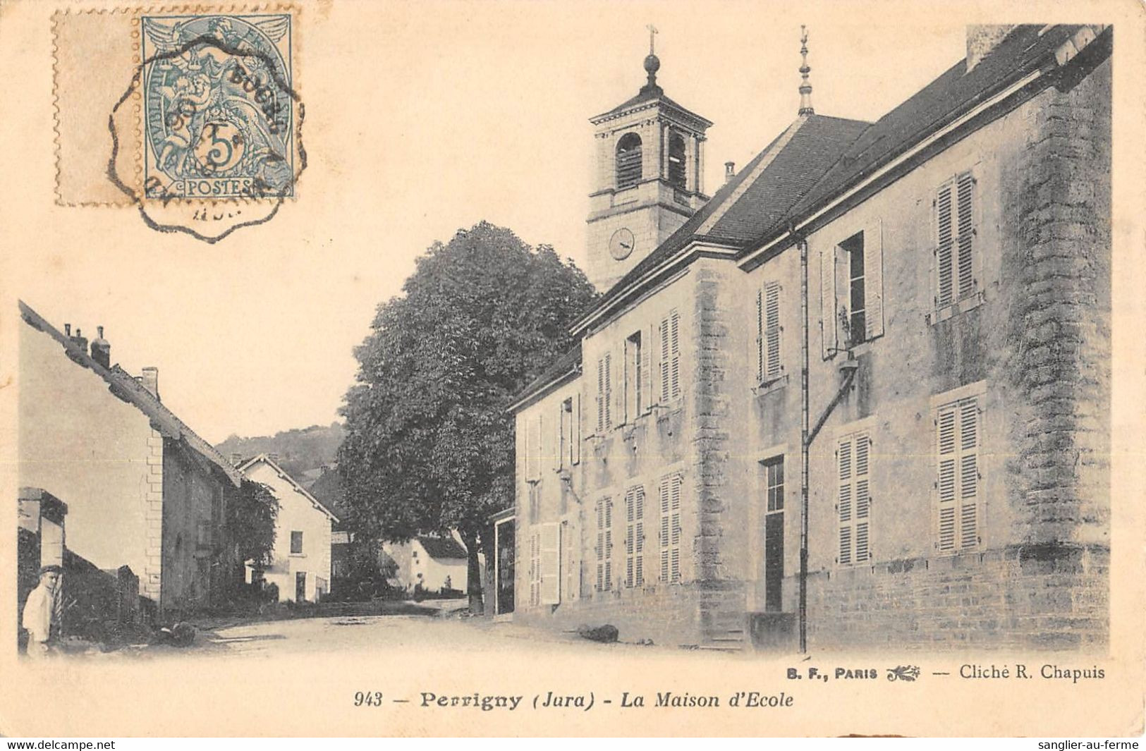 CPA 39 PERRIGNY LA MAISON D'ECOLE - Sonstige & Ohne Zuordnung