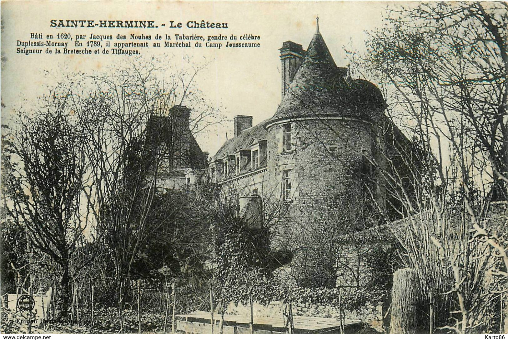 Ste Hermine * Vue Sur Le Château - Sainte Hermine
