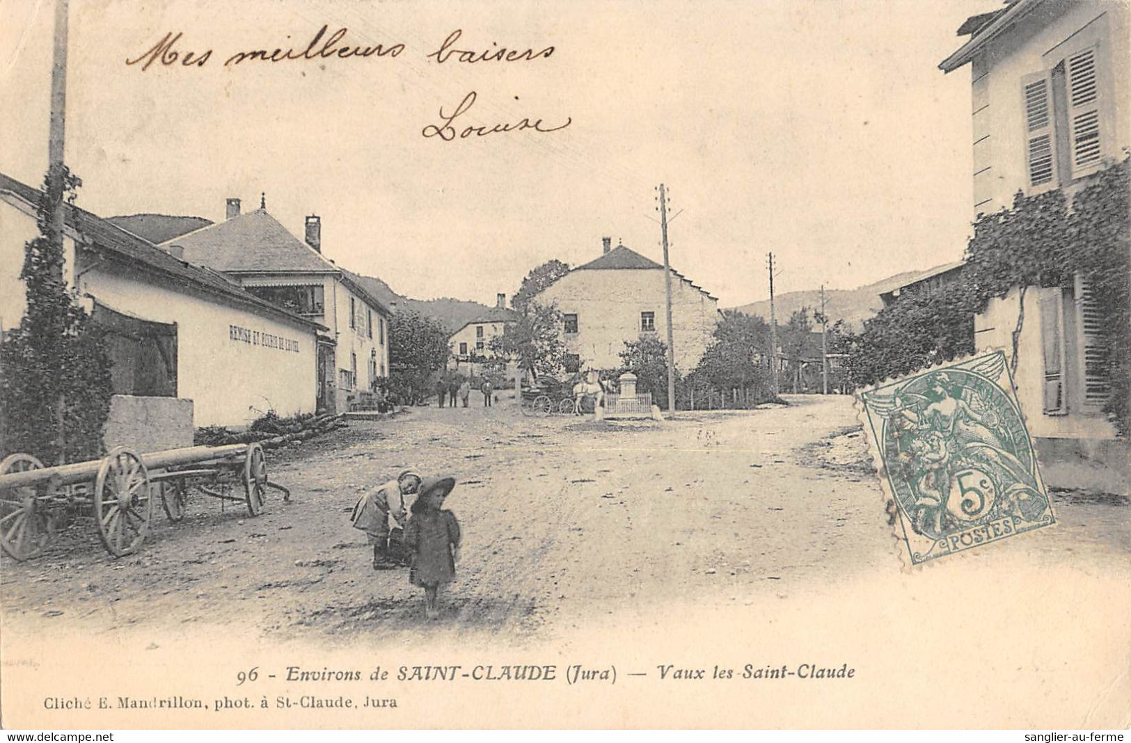 CPA 39 ENV.DE SAINT CLAUDE VAUX LES SAINT CLAUDE - Sonstige & Ohne Zuordnung