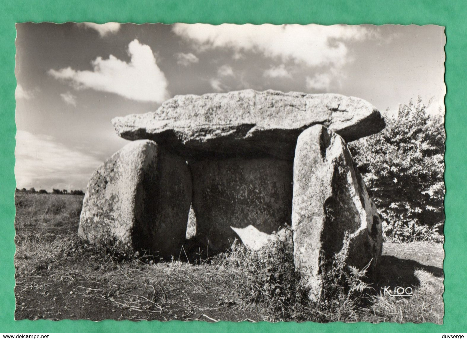 29 Finistere Penmarch Dolmen De Menezlan Du  ( Format 10,5cmù X 15cm ) - Dolmen & Menhirs