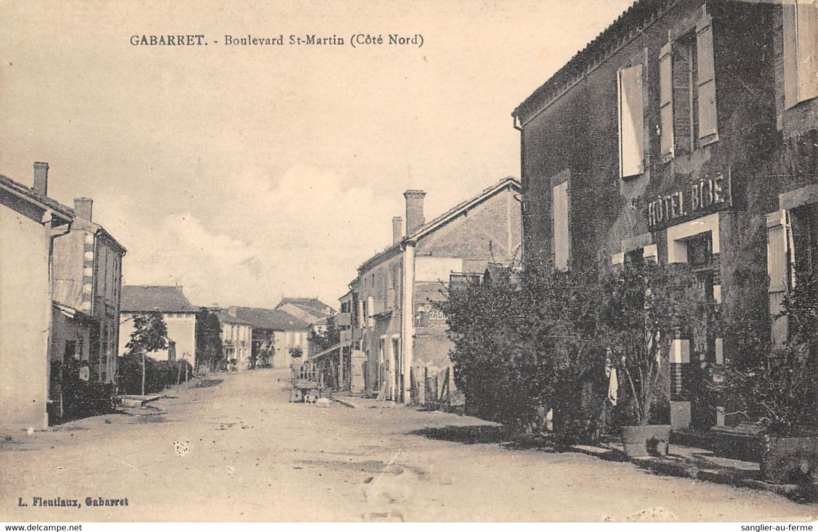 CPA 40 GABARRET BOULEVARD SAINT MARTIN COTE NORD - Other & Unclassified