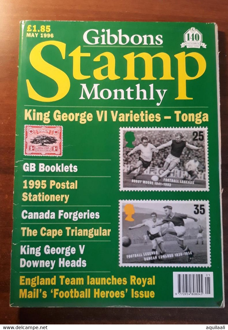 S. GIBBONS "STAMP MAGAZINE". EDIZIONE MAGGIO 1996. - English (from 1941)