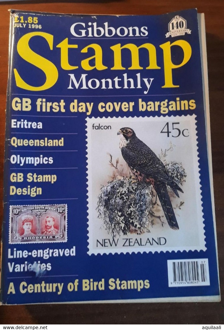 S. GIBBONS "STAMP MAGAZINE". EDIZIONE LUGLIO 1996. - Englisch (ab 1941)